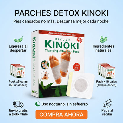 Parches Detox Kinoki, PROMO ESPECIAL X50 Y X100 UNIDADES!!