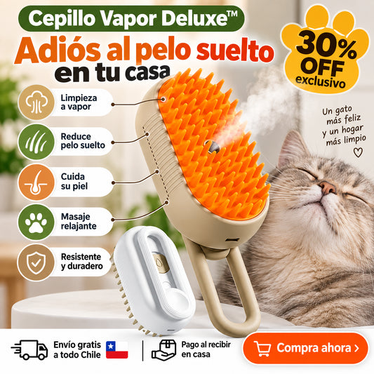 Cepillo Vapor Deluxe™ 🐈