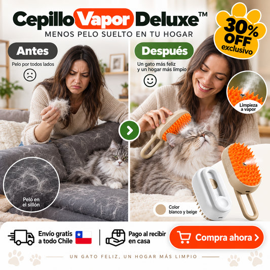 Cepillo Vapor Deluxe™ 🐈