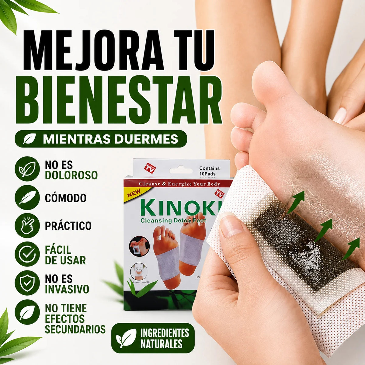 Parches Detox Kinoki, PROMO ESPECIAL X50 Y X100 UNIDADES!!